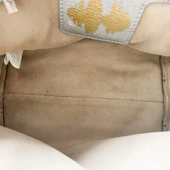 Celine Dion silver pebbled leather “Adagio” purse satchel cross body strap - Picture 11 of 16